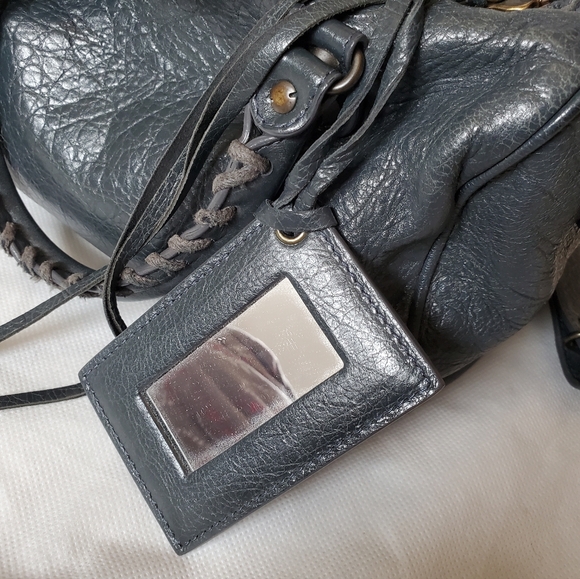 Balenciaga Mini Twiggy Crossbody bag Anthracite color - Picture 9 of 15